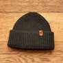 100% British Wool Beanie Hat Highland Moss Green