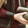 British Made Brown Sheepskin Wristlets Wrist Warmers