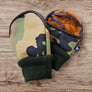 Camo Sheepskin Shooting Hunting Gloves Mitts British Made