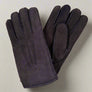 Mens sheepskin gloves brown