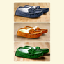Nursey Sheepskin Moccasin Slippers in Heritage Colours