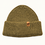 British Wool Natural Beanie Hat