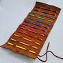 Premium Oiled Leather Artists' Pencil Roll