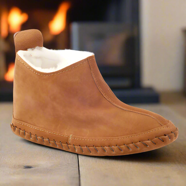 Sheepskin Ankle Boot Mens Sheepskin Boot Slippers Genuine