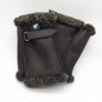 Hardwearing and Super Warm Sheepskin Fingerless Mittens Gloves