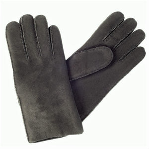 Men's Black Merino Sheepskin Gloves