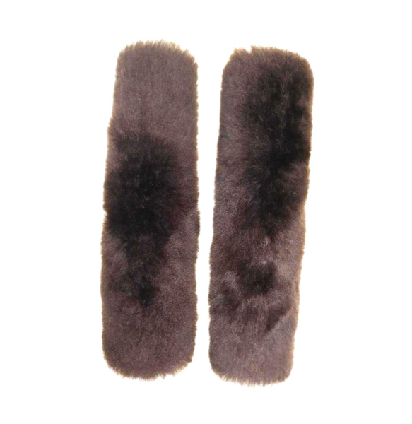 Genuine Sheepskin Seat Belt Covers Handmade 100 Sheepskin for Ultimate Comfort Nursey Sheepskin