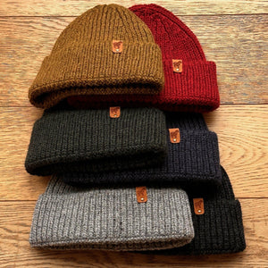 100% British Wool Beanie Hats from Nurseys