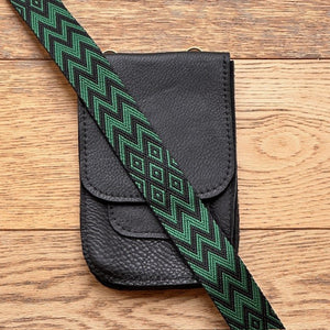 Genuine Leather Mobile Phone Crossbody Bag – Handmade in the UK