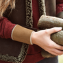 British Made Tan Merino Sheepskin Wristlets Wrist Warmers