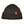 Pure British Wool Beanie Hats Ribbed Charcoal Grey
