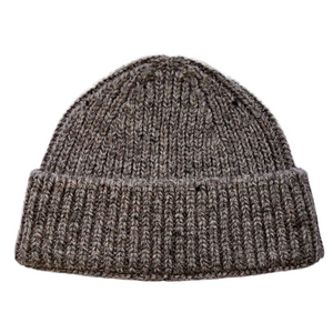 British Made Chunky Cable Knitted Beanie Hat 