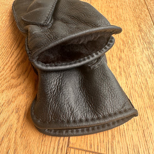 Men's 100% Nappa Sheepskin Leather Mittens | Handstitched Gauntlet Mitt