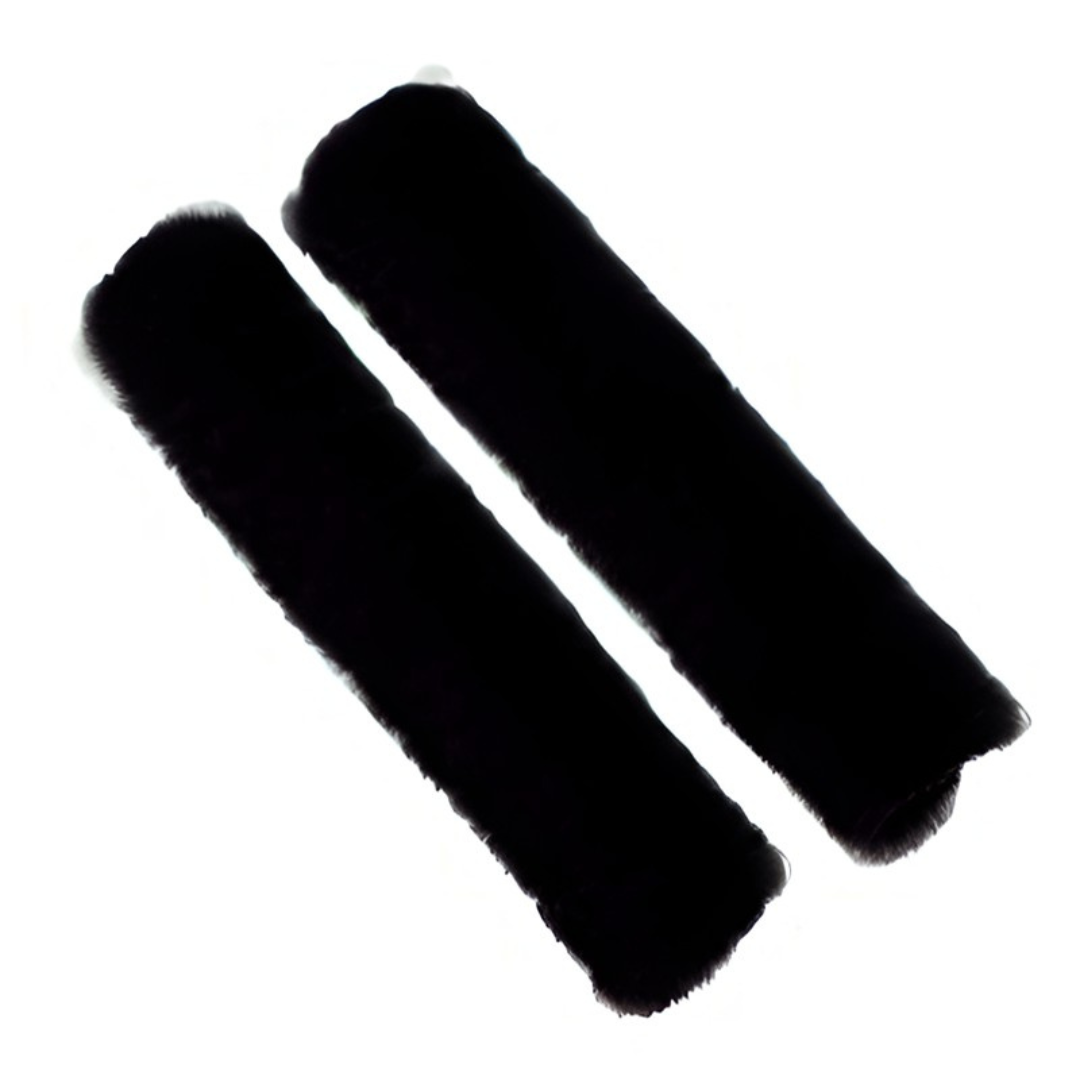 Genuine Sheepskin Seat Belt Covers – Handmade, 100% Sheepskin for