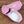 Pink Sheepskin Slippers for Children