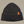 Pure British Wool Beanie Hat in Charcoal Grey