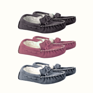 Sheepskin Slippers Contemporary Colours Moccasins