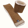 Tan Sheepskin Wrist Warmer Wristlets  Genuine