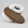 real sheepskin slipper boots with hard sole