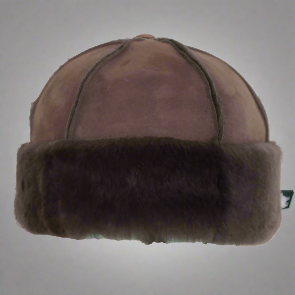 Genuine Sheepskin Hat | Handmade British Beanie Cap for Ultimate