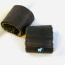 Brown Sheepskin Leather Wrist Warmer Wristlets Sheepskin Made in UK