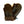 Childrens Sheepskin Mittens Dark Brown
