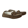 Real Sheepskin Moccasin Slippers The Waveney by Nurseys in Brown