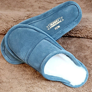  Slip on Mule sheepskin slippers in spruce green